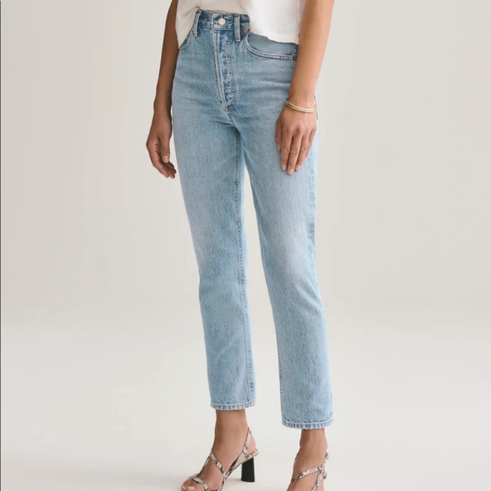 AGOLDE Riley Crop Jeans